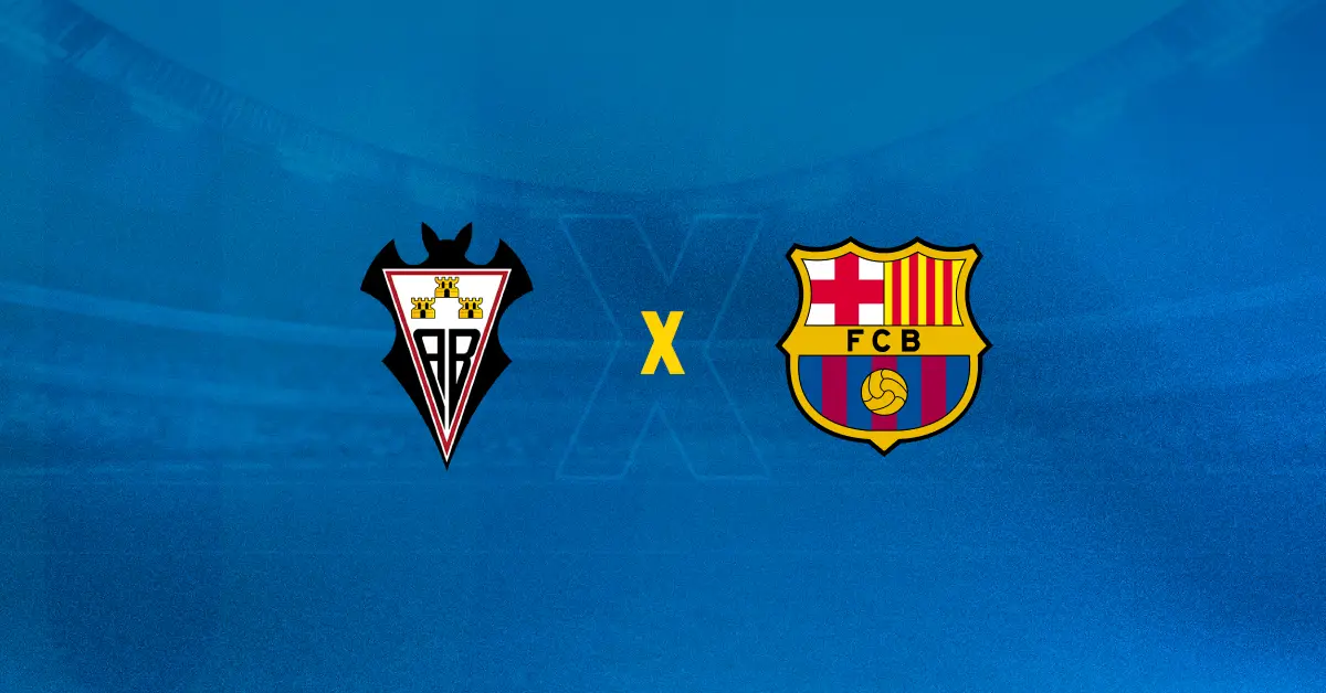 Escudos do Albacete x Barcelona