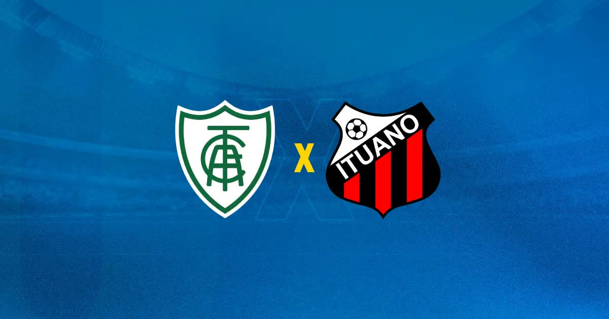 América-MG x Ituano se enfrentam pelo Brasileirão Série B