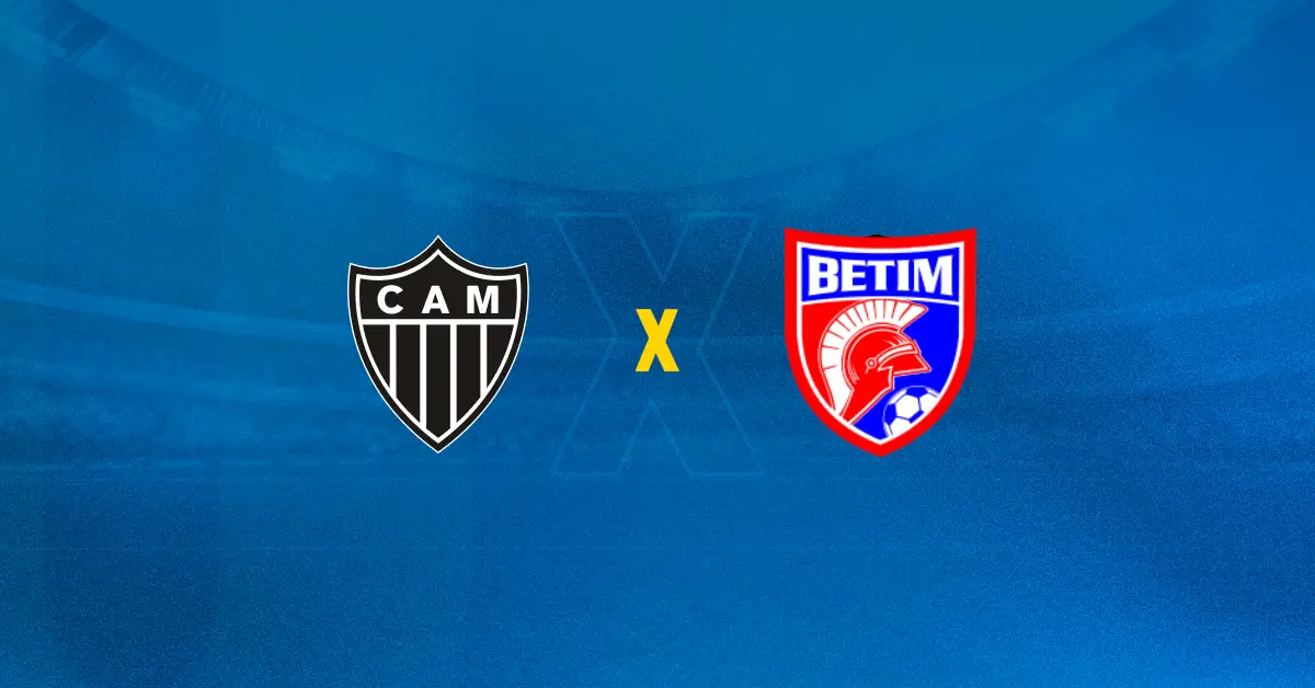 Escudos de Atlético-MG x Betim