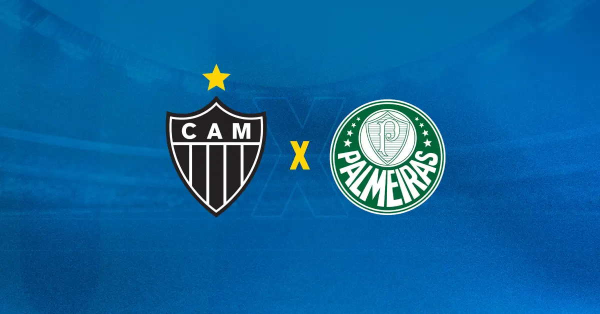 Atlético Mg e Palmeiras se enfrentam pelo Brasileirão