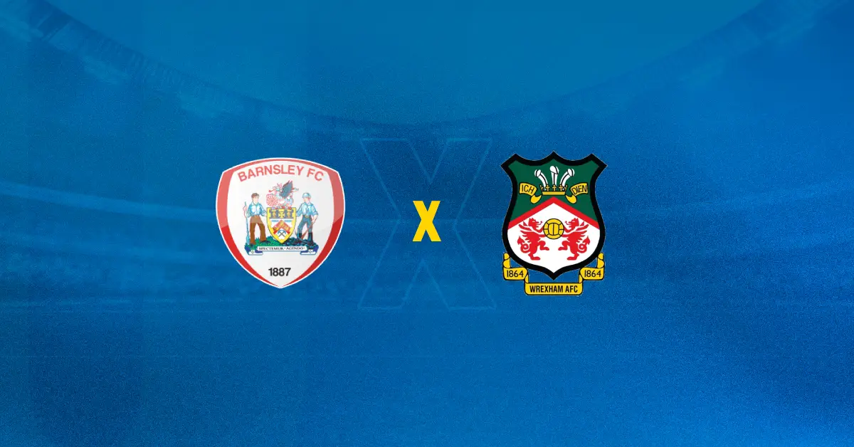 Escudos de Barnsley x Wrexham