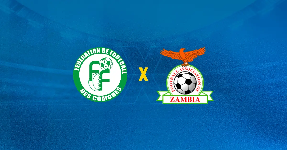 Comores x Zâmbia se enfrentam pela Copa COSAFA