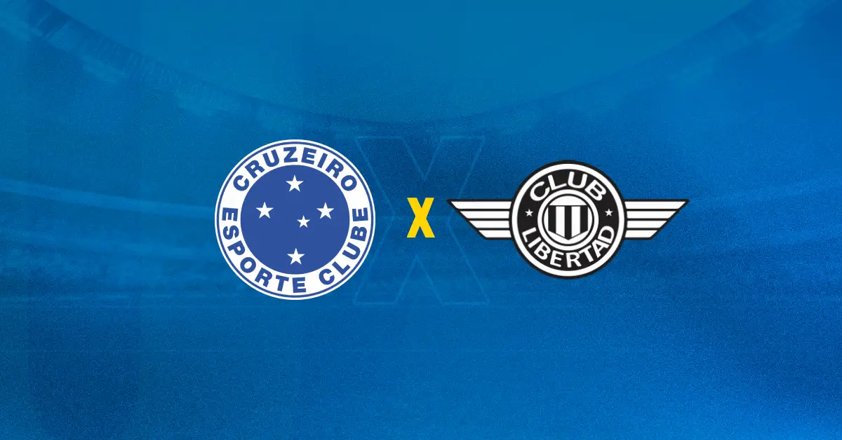 Cruzeiro x Libertad se enfrentam pela Copa Sul-Americana