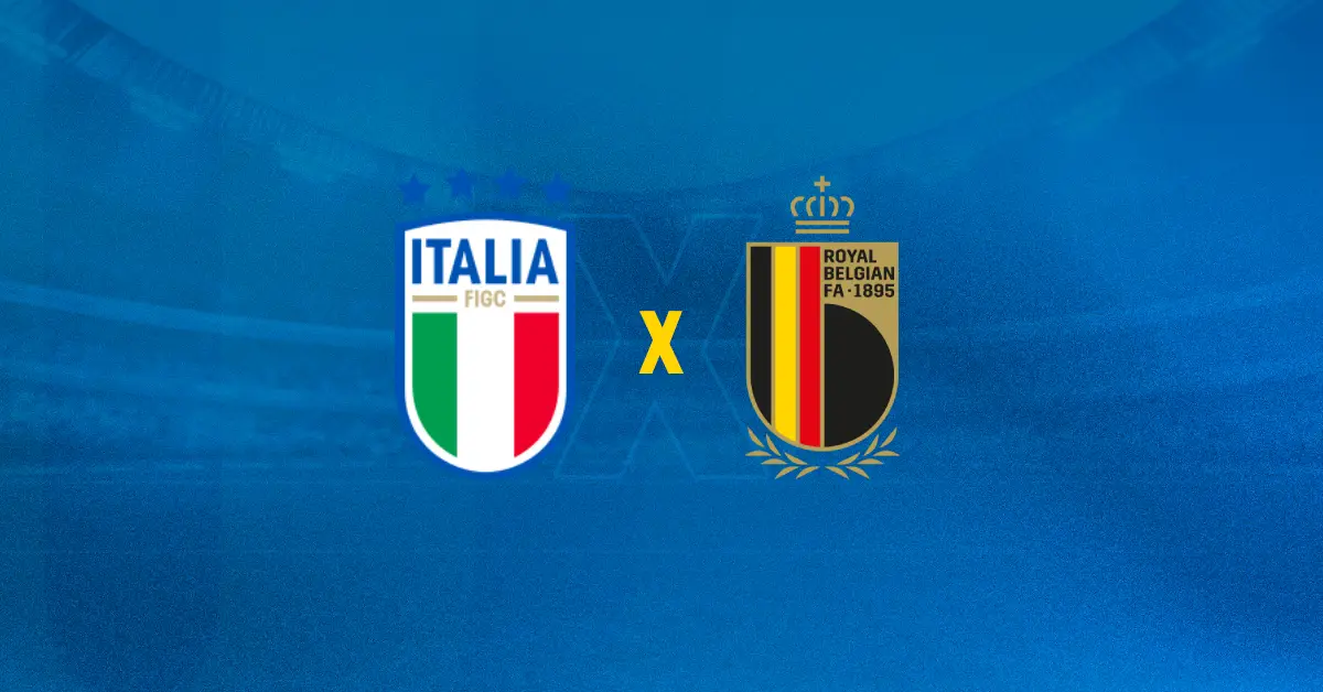 Italia x Belgica se enfrentam pela Liga das Nações da UEFA