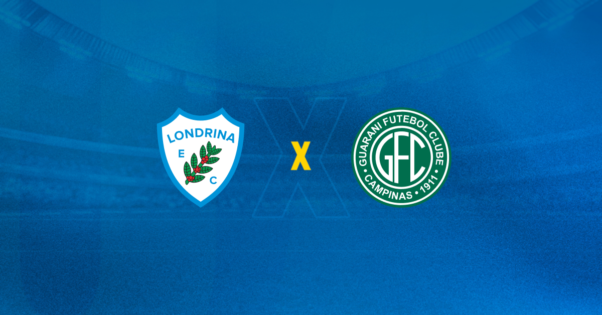 Escudos de Londrina x Guarani se enfrentam no Brasileirão C.
