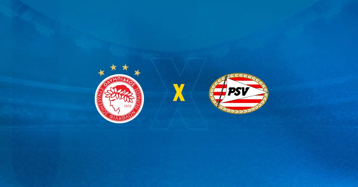 Escudos de Olympiacos x PSV