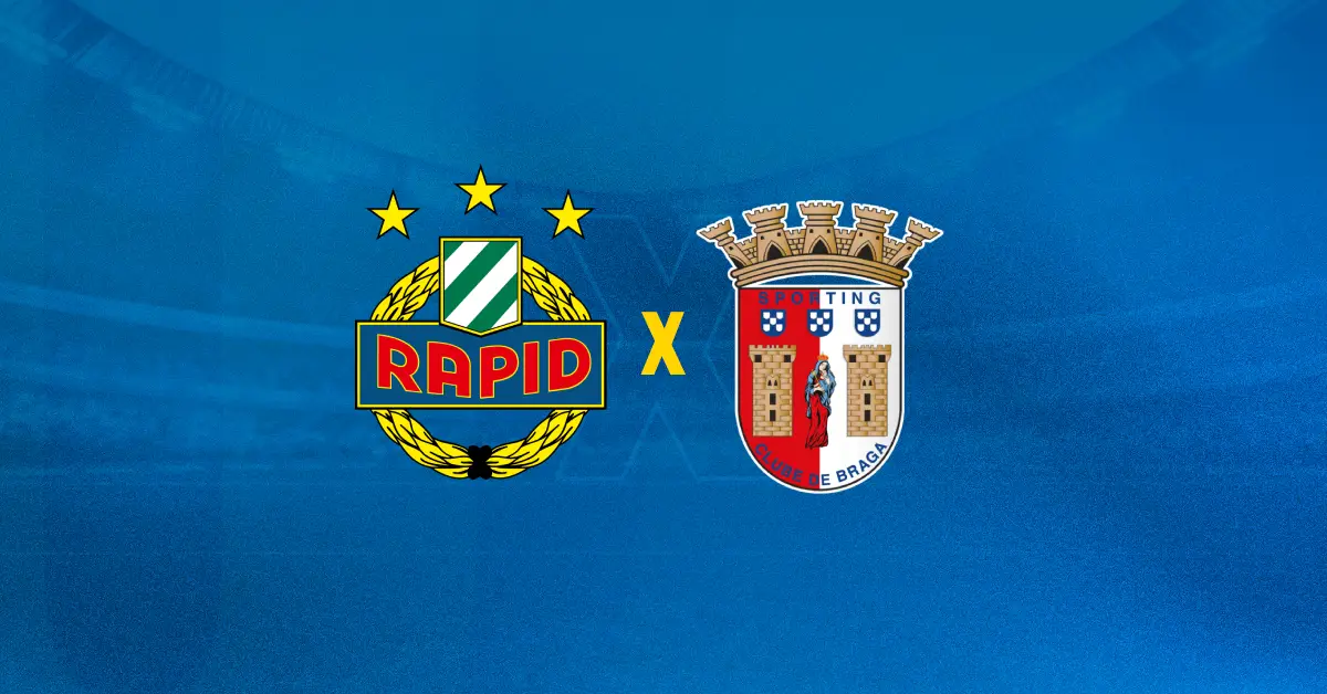 Rapid Viena e Braga se enfrentam pela Liga Europa