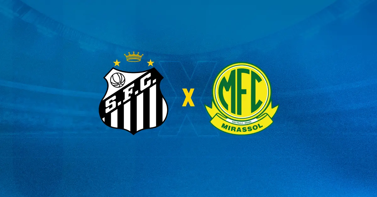 Santos x Mirassol se enfrentam pelo Brasileirão Série B