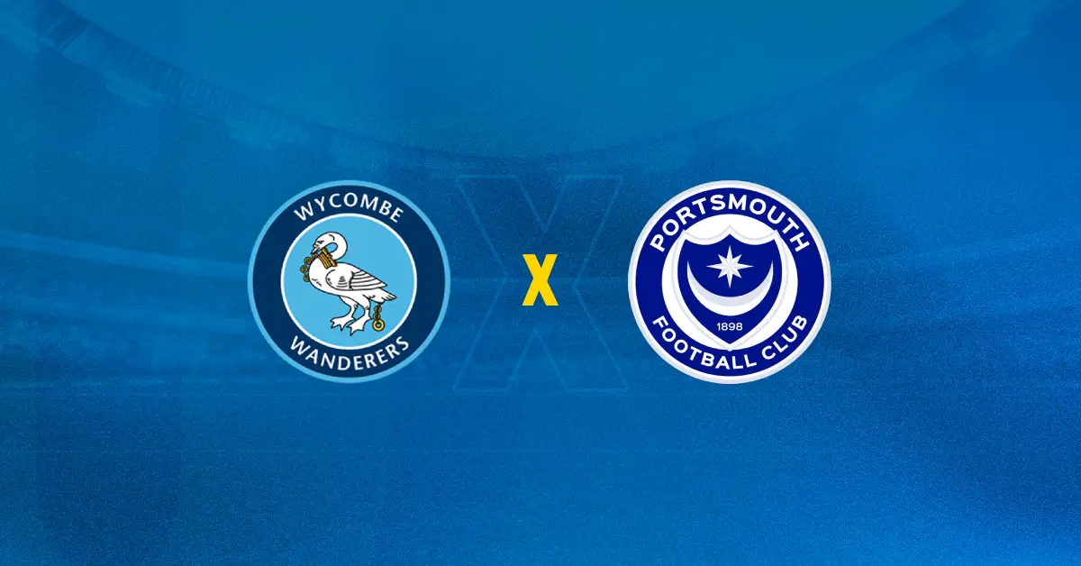 Escudos de Wycombe Wanderers x Portsmouth