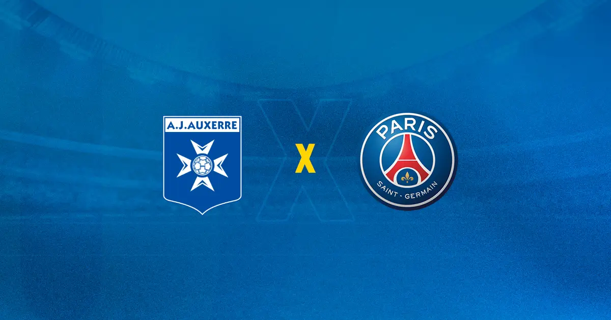 Escudos de Auxerre x PSG
