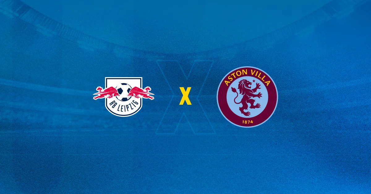 Escudos de RB Leipzig x Aston Villa