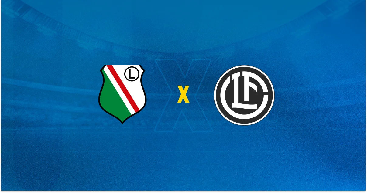 Escudos de Legia Varsóvia x Lugano