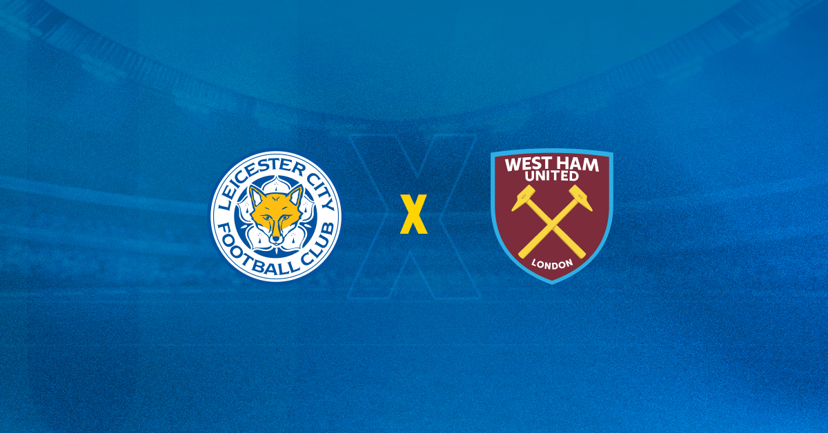 Escudos de Leicester x West Ham