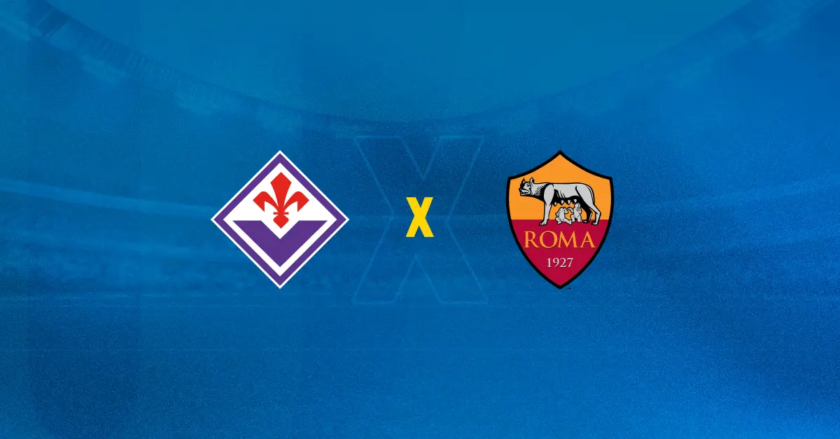 Escudos de Fiorentina x Roma