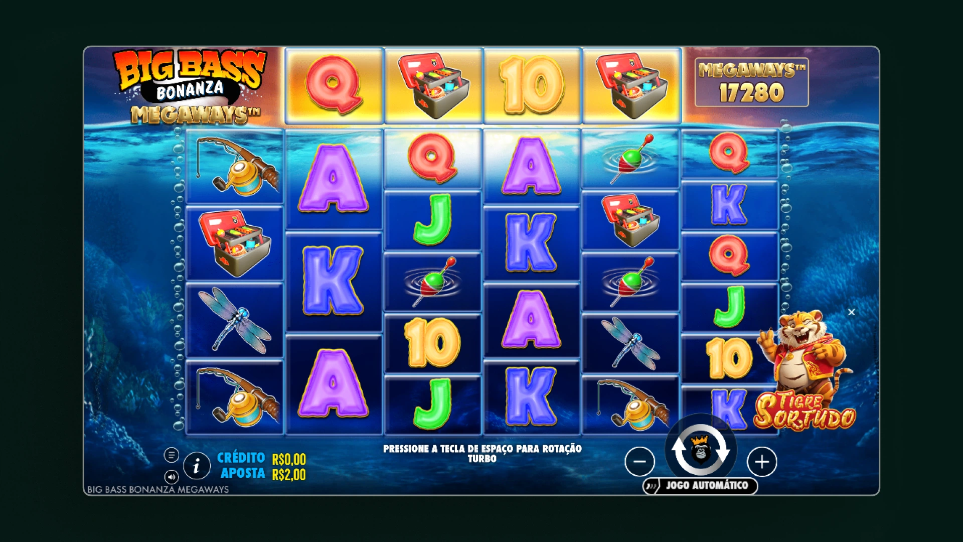 imagem cassino big bass megaways lotogreen