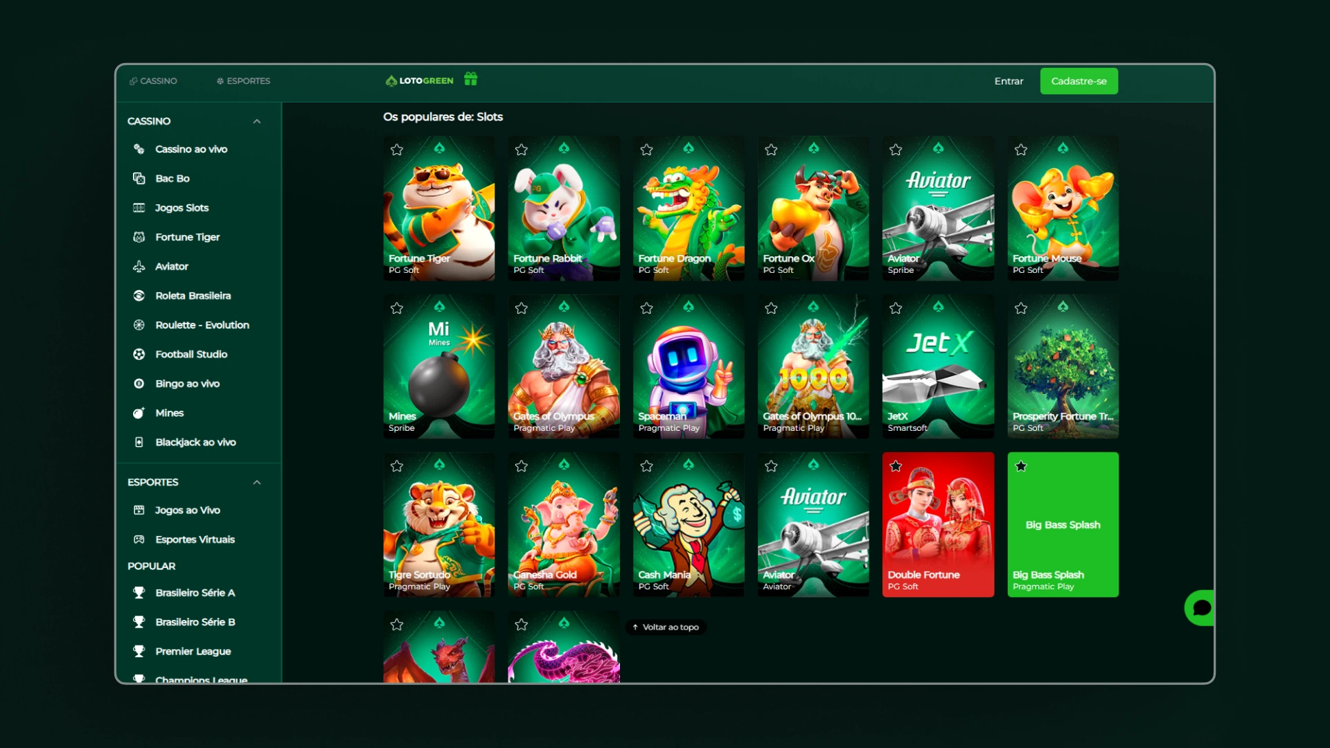 imagem cassino slot lotogreen