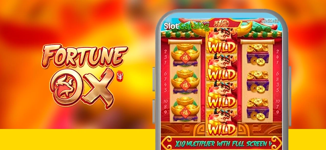 Imagem mostra jogo Fortune OX