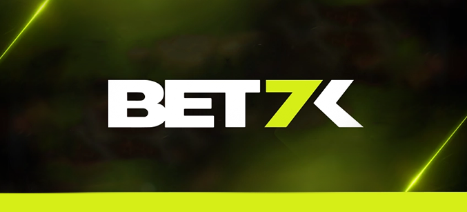 Imagem mostra logomarca da Bet7k