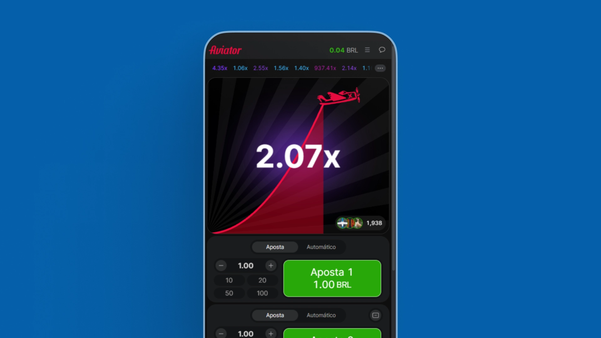 imagem ilustrativa Aviator