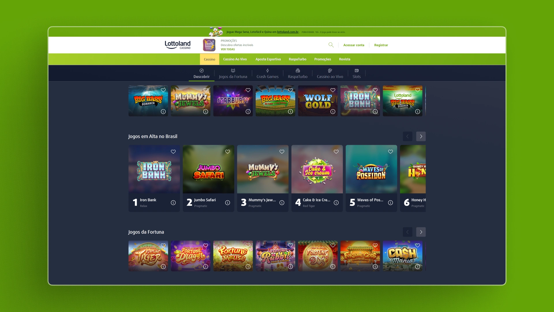 imagem ilustrativa melhores slots cassino lottoland