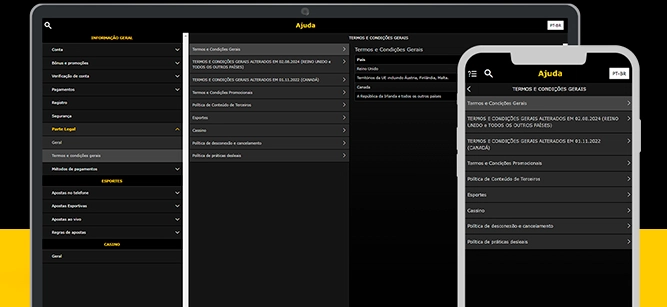 Imagem mostra celular e notebook aberto na página de cadastro da Bwin