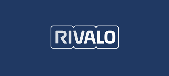 Imagem mostra logomarca da Rivalo