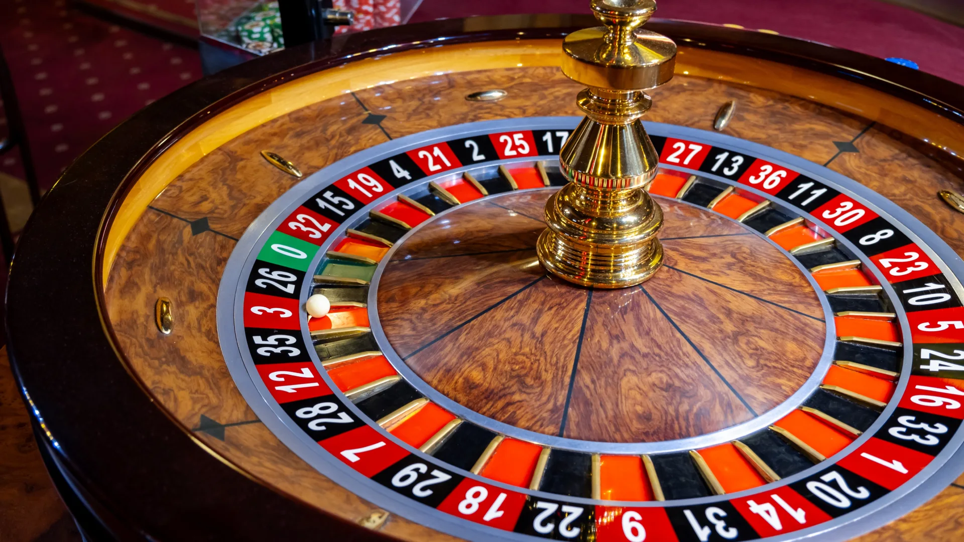 imagem ilustrativa roleta vista de cima