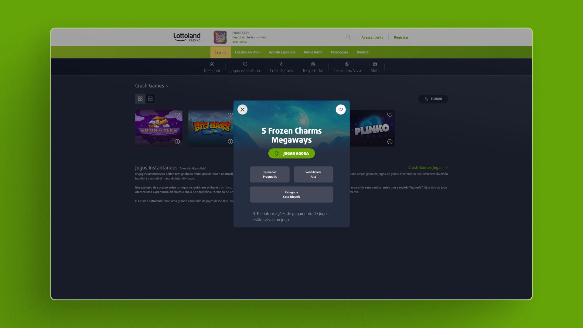 imagem megaways cassino lottoland