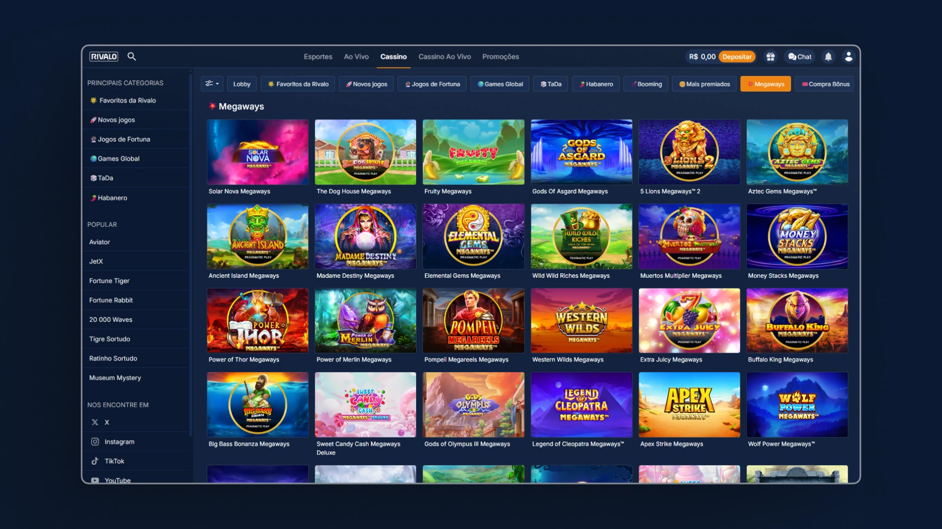 imagem megaways cassino rivalo