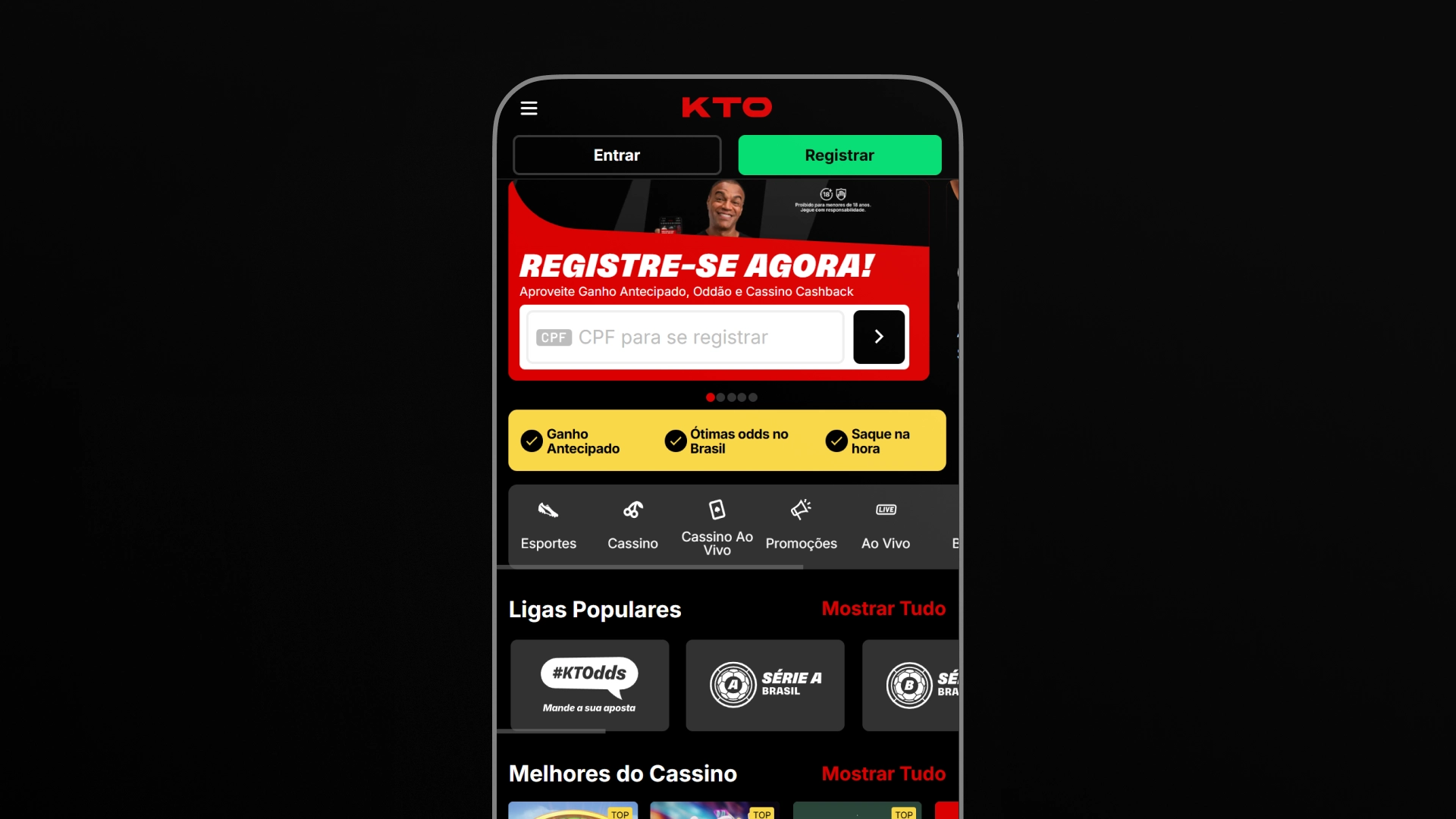 screenshot app home KTO