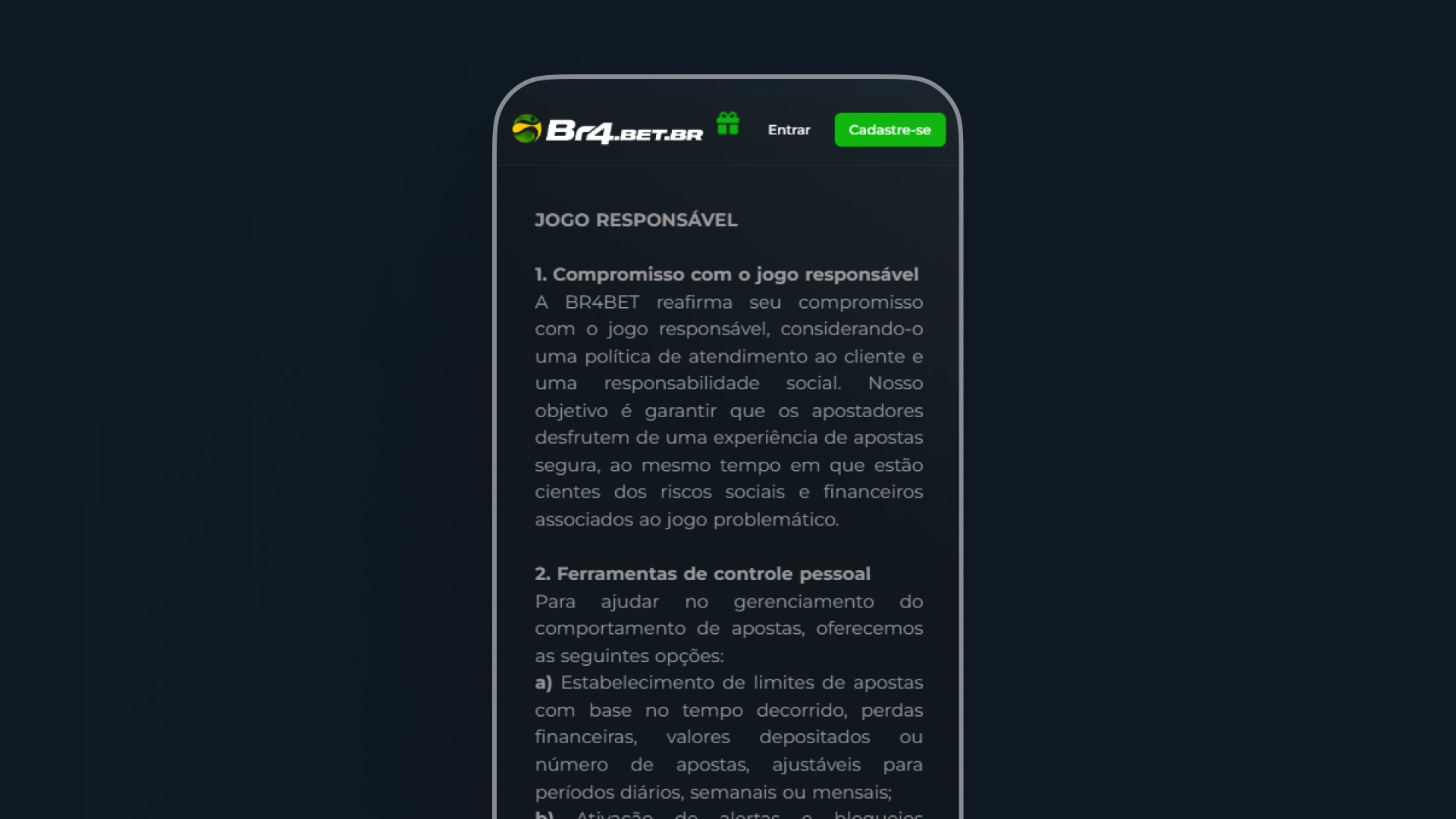 screenshot reclame aqui br4bet