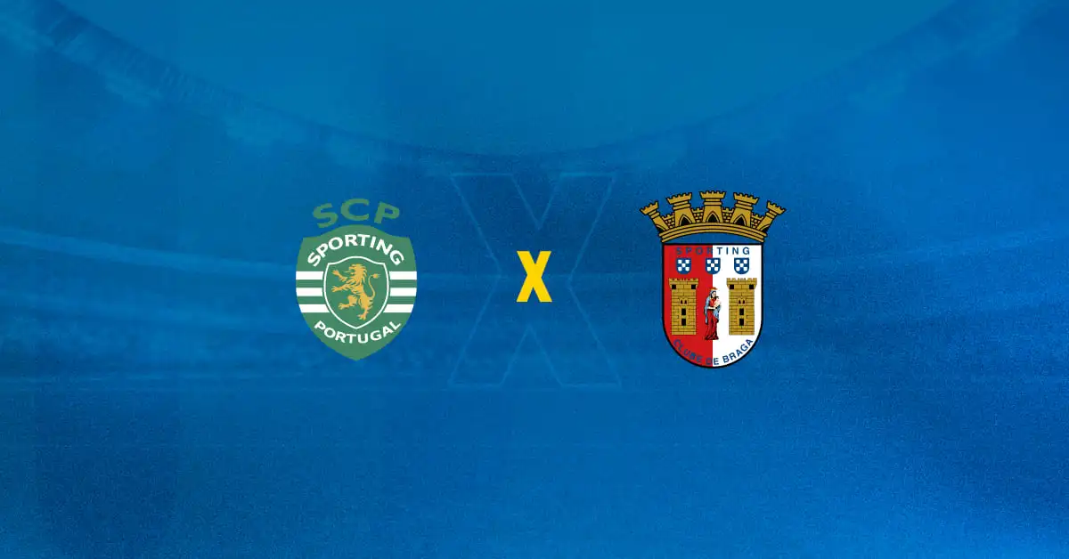 Escudos de Sporting x Braga